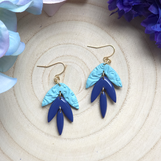 Farah Blue and Mint Dangle Earring