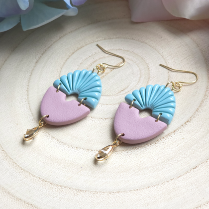 Kleo Mint and Pink Dangle Earring