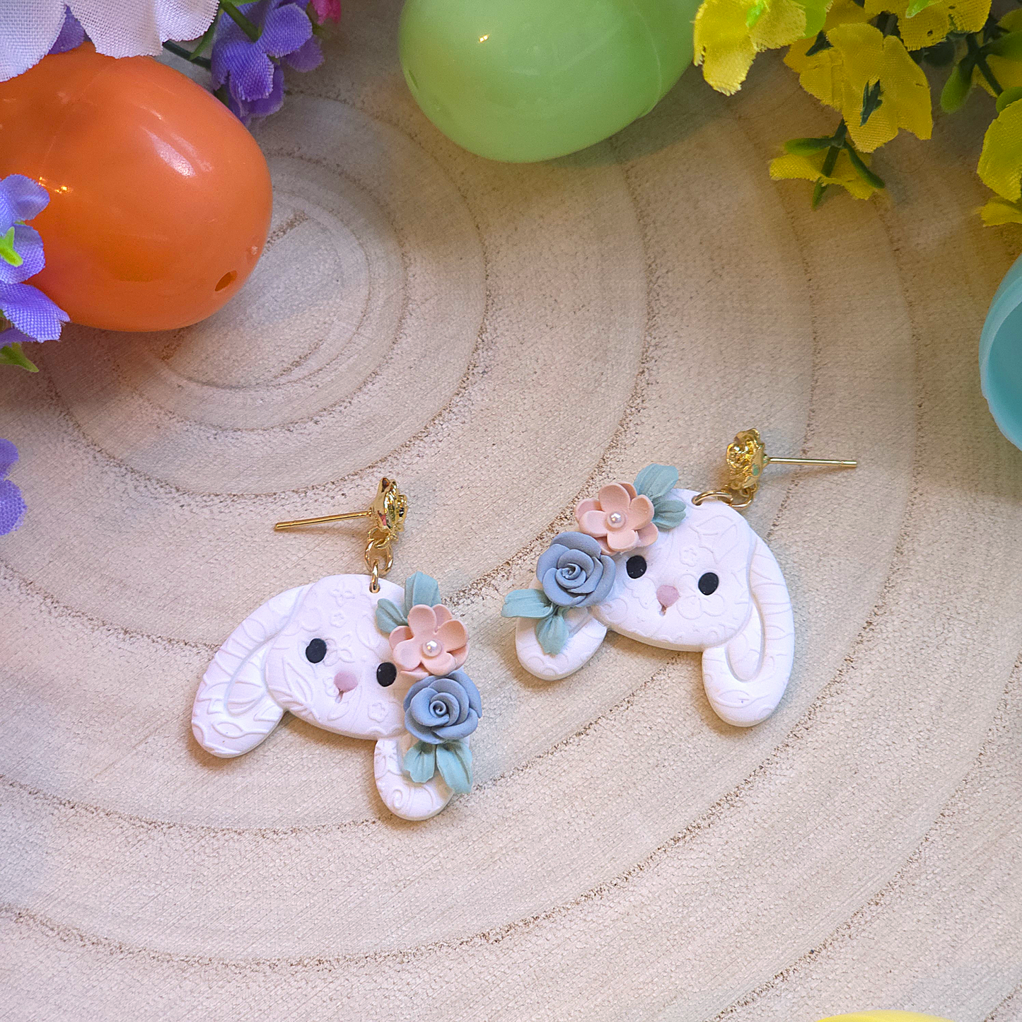 Meadow Whisper Bunny Drop Earring
